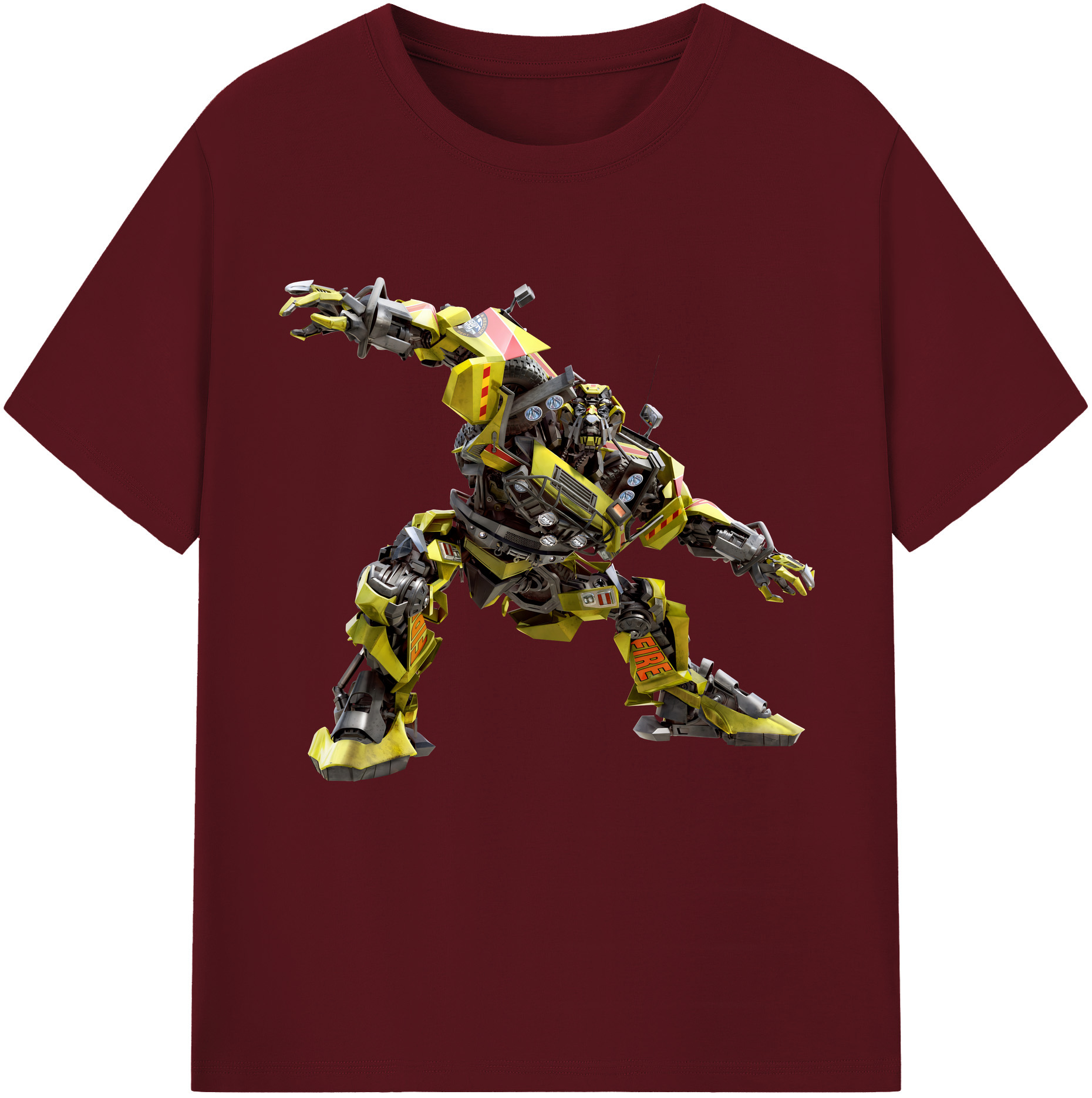 （画像用） Transformers トランスフォーマー 綿100％半袖Tシャツ（フロントプリント）